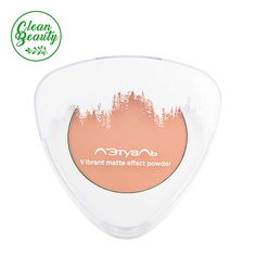 ЛЭТУАЛЬ Пудра для лица с матирующим эффектом Vibrant matte effect powder SPF 20