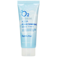 Мусс для умывания FARMSTAY Пенка для лица очищающая с кислородом O2 Premium Aqua Foam Cleansing