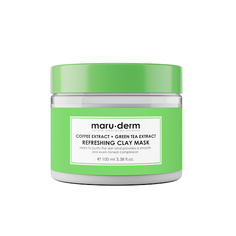 Маска для лица MARU·DERM Глиняная маска для лица Coffee Extract + Green Tea Extract Refreshing Clay Mask 100.0