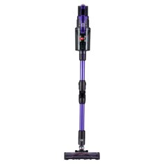 Пылесос аккумуляторный, вертикальный, JVC, JH-VS134, 250 Вт, 1.2 л, 2.2 А.ч, сухой, черно-фиолетовый