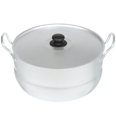 Кастрюля алюминий, 8 л, с крышкой, крышка алюминий, Калитва, Матрешка, 1080