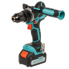 Дрель аккум, Sturm CD2080, 18В, 1BatterySystem, 80Нм, 2х3.0Ач, 4в1, доп. рукоятка, кейс