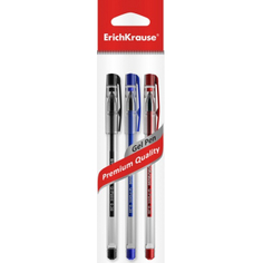 Ручка гелевая g-point 0.38. Набор 3 штуки (43202) Erich Krause