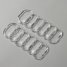 Набор колец для штор Bacchetta srl 40900015008/900015008