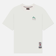 Мужская футболка Evisu Hanafuda Kamon Foil Printed, цвет белый