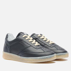 Женские кроссовки Maison Margiela MM6 6 Court FW24, цвет чёрный