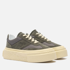 Женские кроссовки Maison Margiela MM6 Panelled Platform FW24, цвет серый