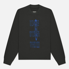Женская толстовка Maison Margiela MM6 Elongated Numeric Printed, цвет серый