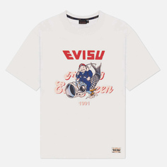 Мужская футболка Evisu Godhead & Koinobori Print, цвет белый