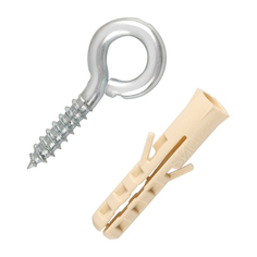 Саморезы, шурупы шуруп-кольцо 16x3,9x8мм с дюбелем 2шт ЕВРОПАРТНЕР