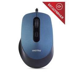 Компьютерные мыши мышь проводная Smartbuy ONE 265-B беззвучная синяя