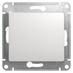 Выключатели встраиваемые выключатель 1-клавишный SCHNEIDER ELECTRIC Glossa, белый