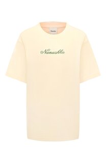 Хлопковая футболка Nanushka