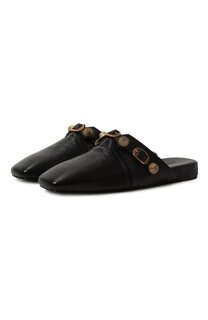 Кожаные сабо Cagole Balenciaga