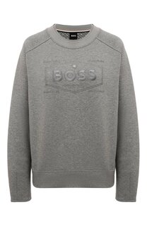 Хлопковый свитшот BOSS