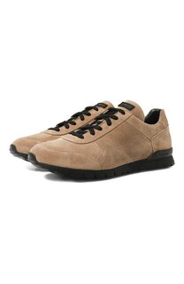 Замшевые кроссовки Kiton