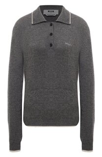 Поло из шерсти и кашемира MSGM