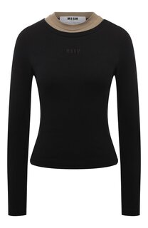 Хлопковый лонгслив MSGM