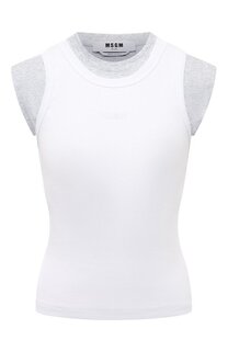 Хлопковая майка MSGM