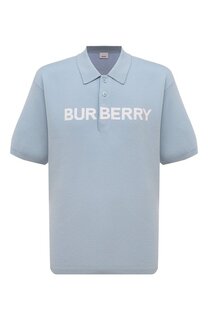 Поло из шерсти и хлопка Burberry