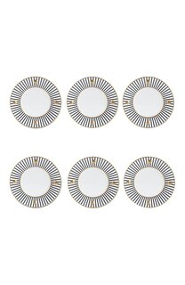 Набор Delphos Anthracite из шести тарелок Bernardaud