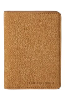 Кожаная обложка для паспорта Brunello Cucinelli