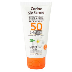SUNSCREEN LOTION Face&amp;Body Cолнцезащитный крем для лица и тела с монои Таити SPF50 Corine de Farme