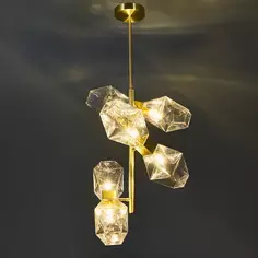 Люстра потолочная Cocktail 6 ламп 15 м² цвет золотой/прозрачный Maytoni