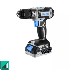 Дрель-шуруповерт аккумуляторная Deko ZKCD20V PRO 084-1005, 20 В Li-ion 2x2 Ач ДЕКО