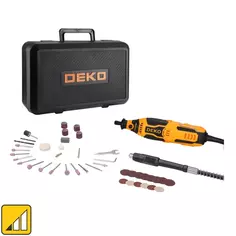 Гравер сетевой Deko ZKRT200E, 200 Вт и набор насадок 43 шт. ДЕКО