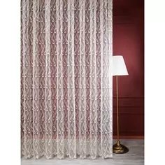 Тюль 1 м/п Классика сетка 280 см цвет бежевый Elit Home