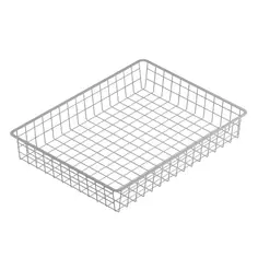 Корзина проволочная для системы Larvij 5.5x4.1x0.8 см цвет алюминий