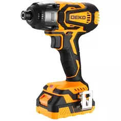 Винтоверт ударный аккумуляторный Deko DKTS20-LI, 20 В Li-ion 2 Ач ДЕКО