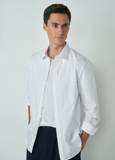 Рубашка Superslim fit, Белый Ostin