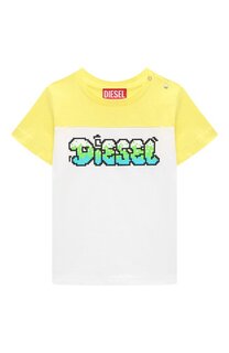 Хлопковая футболка Diesel