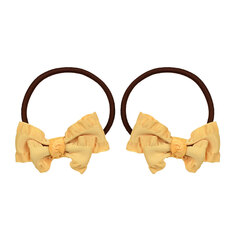 Резинка для волос желтая с воланом, 2 шт Tais детская