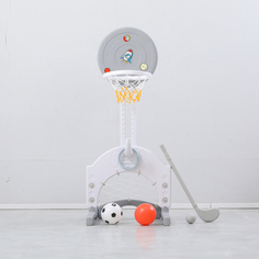 Активные игры UNIX Kids Баскетбольная стойка UNIX Kids Space Grey
