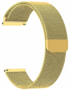 Ремешок на руку Lyambda CAPELLA DS-GM-01-20-GL из нержавеющей стали для часов 20 mm gold