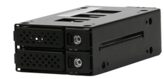 Корзина Procase M2-102-NVME-BK 2 NVMe HDD, черный, с замком, hotswap mobie rack module for 2,5" HDD