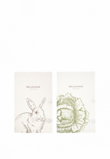 Набор полотенец кухонных Bellehome Rabbit 40х70 2 шт. хлопок/лен