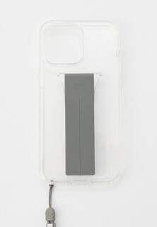 Чехол для iPhone Uniq 15 Pro Max, Heldro Mount с ремешком на руку, шнурком на кисть, трансформируется в подставку