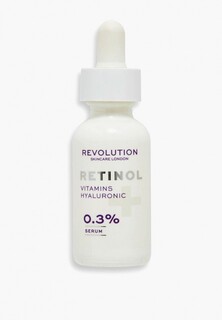 Сыворотка для лица Revolution Skincare 0.3% Retinol with Vitamins & Hyaluronic Acid Serum, 30 мл