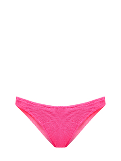 Однотонные плавки-слипы из ткани crinkle с нашивкой MC2 Saint Barth