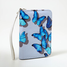 Кошелек детский на молнии, цвет голубой Выбражулька