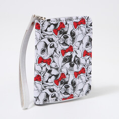 Кошелек детский на молнии, цвет белый/красный Выбражулька