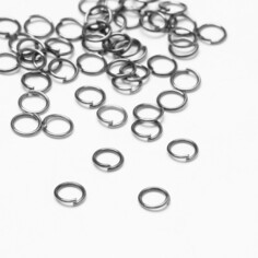 Кольцо соединительное 0,6×5 мм (набор 50 г, ± 950 шт.) см-973, цвет серый Queen Fair