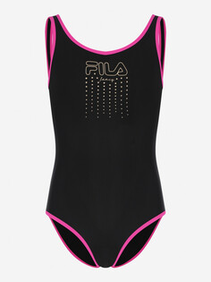 Купальник для девочек FILA, Черный