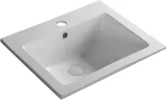 Раковина Cerutti Spa CR7092 52,5x44 см, встраиваемая сверху, белый