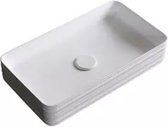 Раковина-чаша Cerutti Spa CR0053 67,5x37,5 см, накладная, белый