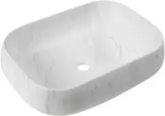 Раковина-чаша Cerutti Spa CR0086 MMW1 56,5x40 см, накладная, белый мрамор